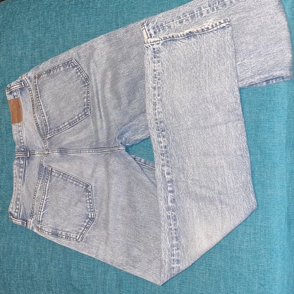 Madewell  Blue Denim Jeans 90's Straight Size 28. - Picture 3 of 7